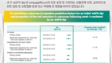 Impact of the ‘eGFR dip’ on the treatment effect